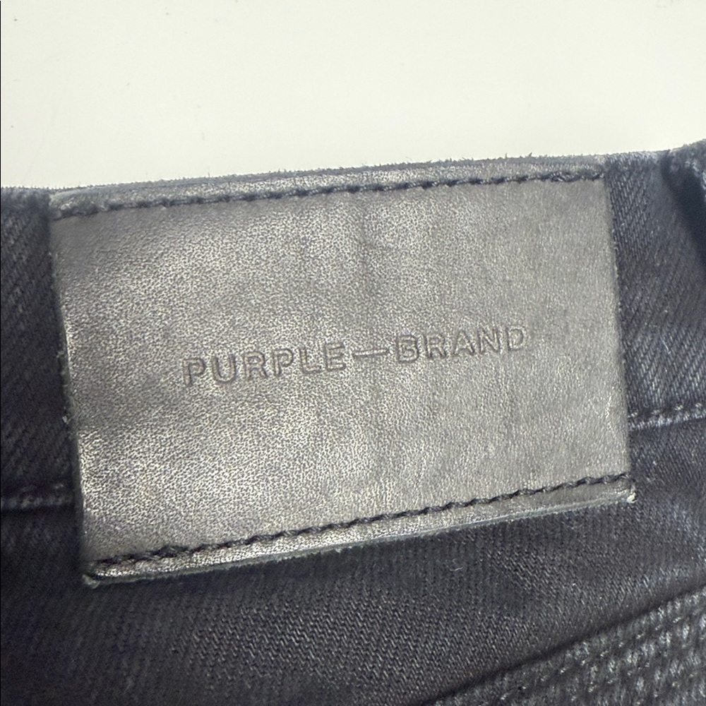 Purple Brand Black Jeans sz 38 - Picture 4 of 11